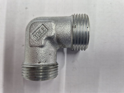 [500184] X-W 20S X-Union elbow - 20S cone end, body only, galvanized steel
