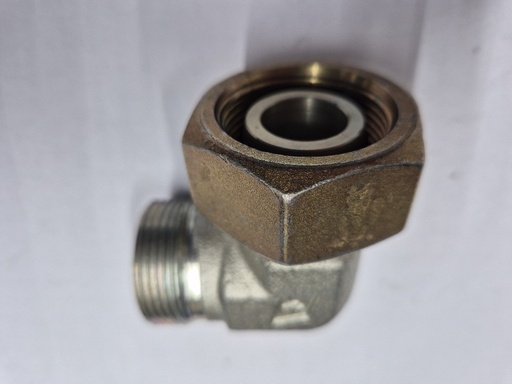 [500194] X-EW-O 25S  Swivel nut elbow - 25S DKO swivel x 25S cone end, body only, galvanized steel Waltersheid