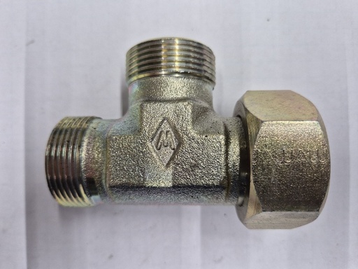 [500198] X-EL-O 25S  Swivel nut run tee - 25S DKO swivel x 25S cone end, body only, galvanized steel
