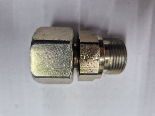 [500209] PSV 20SR 3/4"WD  Swivel connector - 20S swivel x 3/4 BSPP male thread with ED seal, galvanized steel
