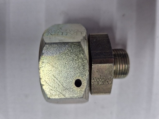 [500213] X-RS-O 25/12 Tube end reducer - 25S DKO swivel x 12S cone end, body only, galvanized steel Waltersheid