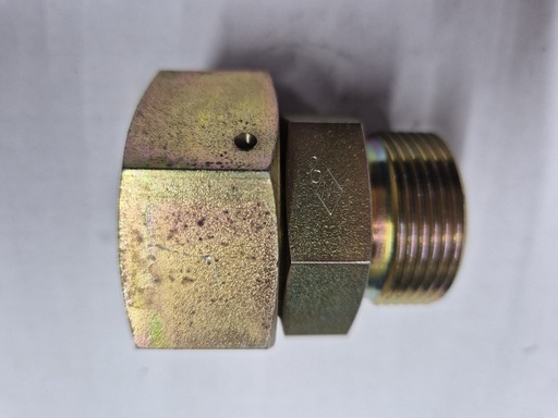 [500215] X-RS-O 30/25 Tube end reducer - 30S DKO swivel x 25S cone end, body only, galvanized steel