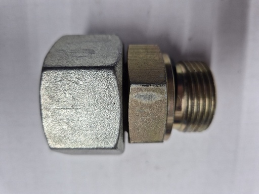 [500217] PSV 20SR 3/4"WD Swivel connector - 30S swivel x 1 BSPP male thread with ED seal, galvanized steel