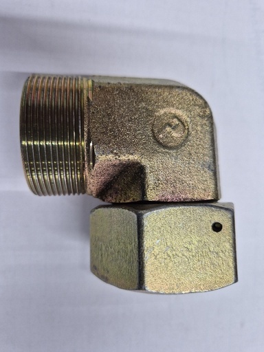 [500222] X-EW-O 38S Swivel nut elbow - 38S DKO swivel x 38S cone end, body only, galvanized steel