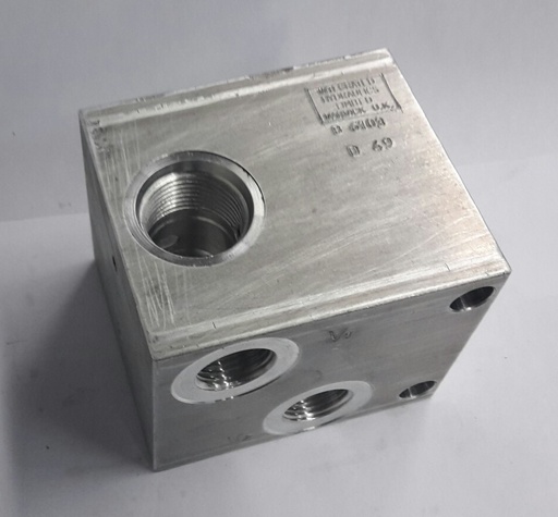 [500300] B6103 Aluminum Manifold for cavity 2x  C12-3N Integrated / Eaton