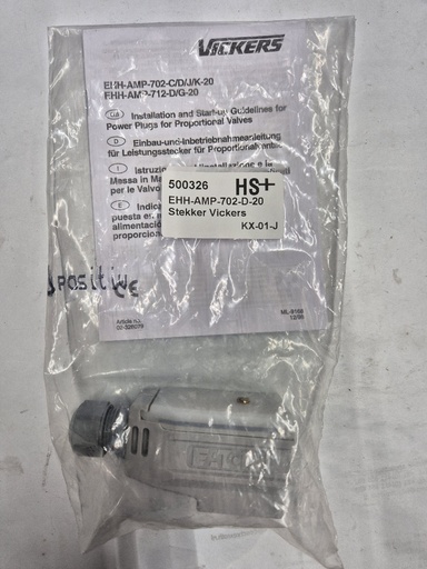 [500326] EHH-AMP-702-D-20 Amplifier connector proportional Vickers