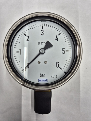 [500336] 0-6bar Manometer Ø100mm OA 1/2" 212.20.100 Wika