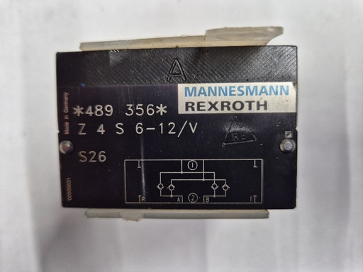 [500361] Z4S6-12/V Wheatstone(gelijkrichter) tussenplaat tbv 2FRM Rexroth