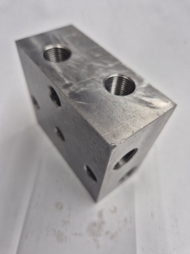 [500409] Verzamel Manifold 2x(3x3/8") Aluminium