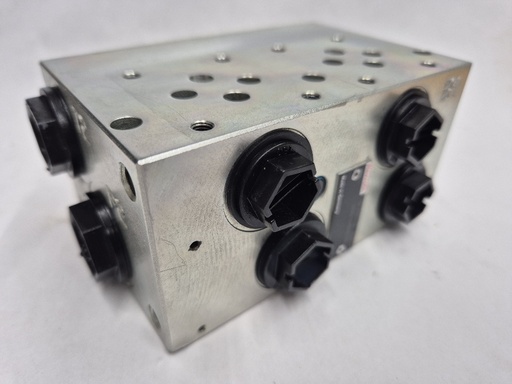 [500411] 2HSR06-25/01C Subplate Phosphated Cetop03 2-elements Rexroth