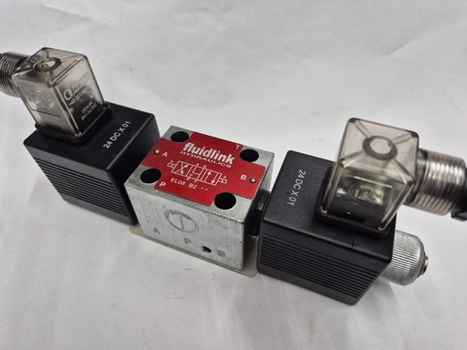 [500419] EL08 B2 ** 24Vdc 4/3 NG6 ventiel Fluidlink