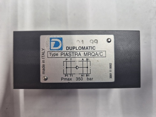 [500497] MRQA/C Cetop03 checkvalve P<o B Duplomatic