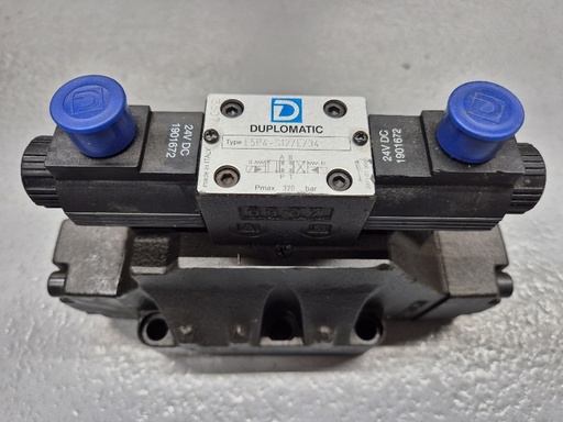 [500499] E5P4-S12/E374  Cetop8 4/3 directional control valve Duplomatic