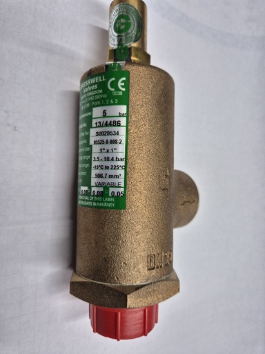 [500529] 05525-0-008-2 Pressure Relief Valve 3,5-10,4bar 1" Gresswell