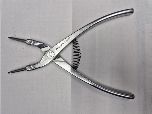 [500538] 179E.23 >31-100mm< 180° Seeger ring Pliers Facom Used