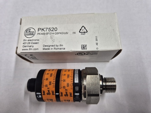 [500600] PK7520 Druk schakelaar 0-400bar IFM