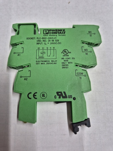 [500756] PLC-BSC-24UC/21 Relay base Phoenix