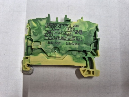 [500758] 2002-1207 2-conductor ground terminal block Wago