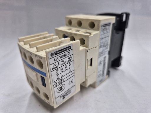 [500824] CAD50...C + LADN22 C Relais + Auxiliary Contact Block Telemecanique