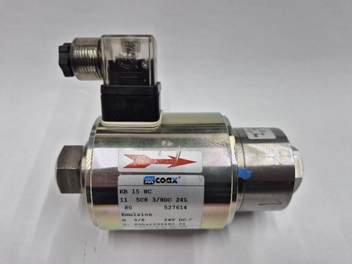 [500937] KB 15 NC 11 5C8 3/8 DC 24L 80 Ventiel COAX