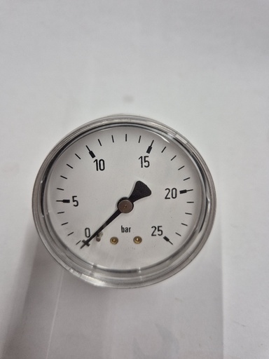 [501030] 0-25bar Pressure gauge Ø63mm AA 1/4"