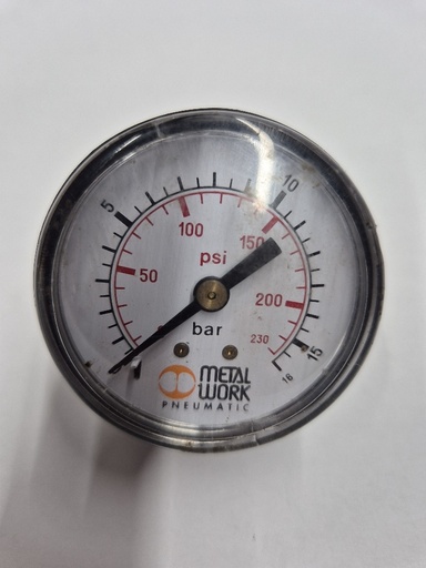 [501043] 0-16bar Manometer Ø50mm AA 1/8" Metalwork Used