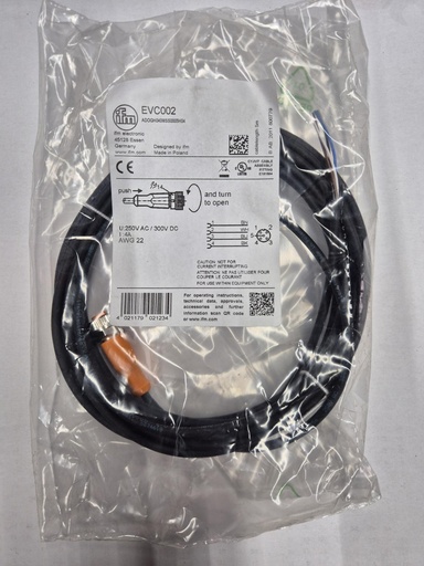 [501093] EVC 002 Aansluitkabel met connector female IFM