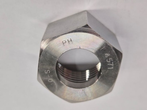[501141] RVS M 20S Nut - EO 24° cone end 20S, stainless steel PH