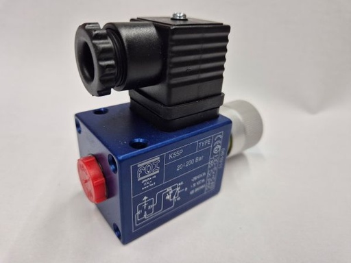 [501257] K55P Pressure switch 20-200bar Fox