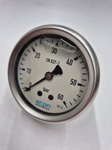 [501265] 0-60bar Manometer Ø63mm AA 1/4" ECON
