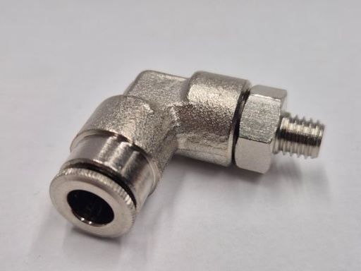 [501270] CLWSS6MK61 push-in coupling swivel Ø6 90°-M6x1K Kramp