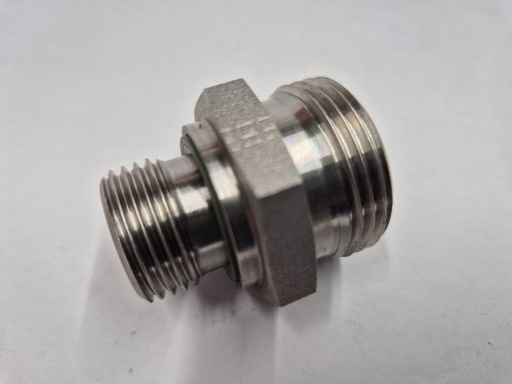 [501319] RVS X-GE 22 LR 1/2"WD Rechte inschroefkoppeling PH