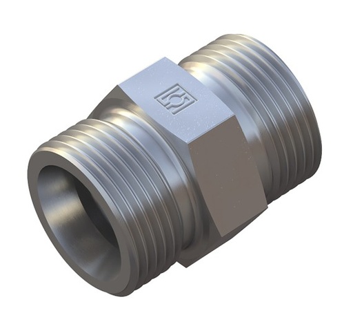 [501451] X-G 42L Straight Fitting only fitting body Steel, Plated