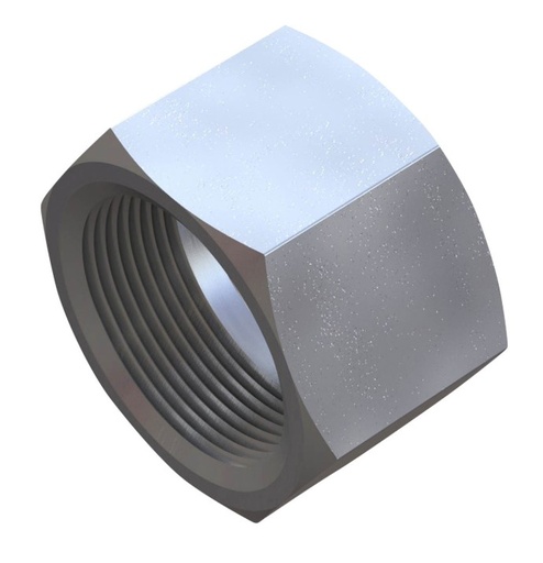 [501519] M 15L Nut - 24° cone end 15L, galvanized steel Stauff