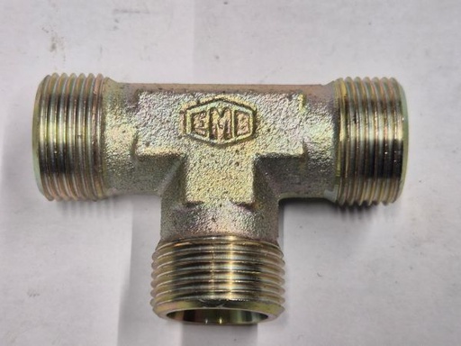 [501656] X-T 14S Union tee - 14S cone end, body only, galvanized steel