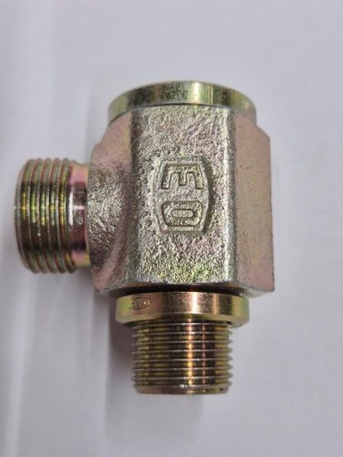 [501685] X-DSW 12SR 3/8" banjo Elbow Coupling full flow EO