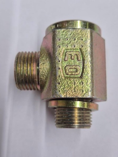 [501688] X-DSW 12LR 3/8" banjo Elbow Coupling full flow EO